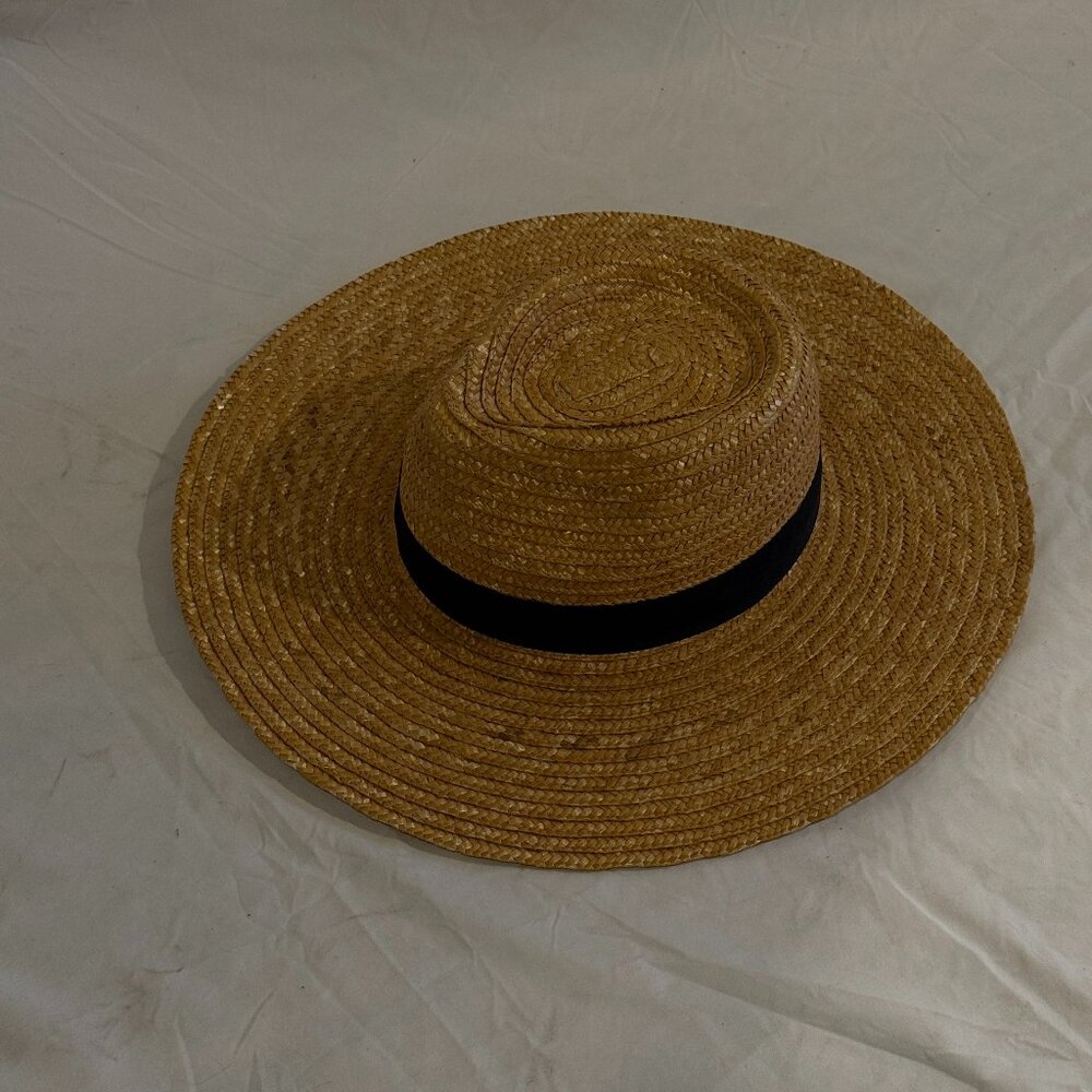 Lack of Color Wide Straw Fedora